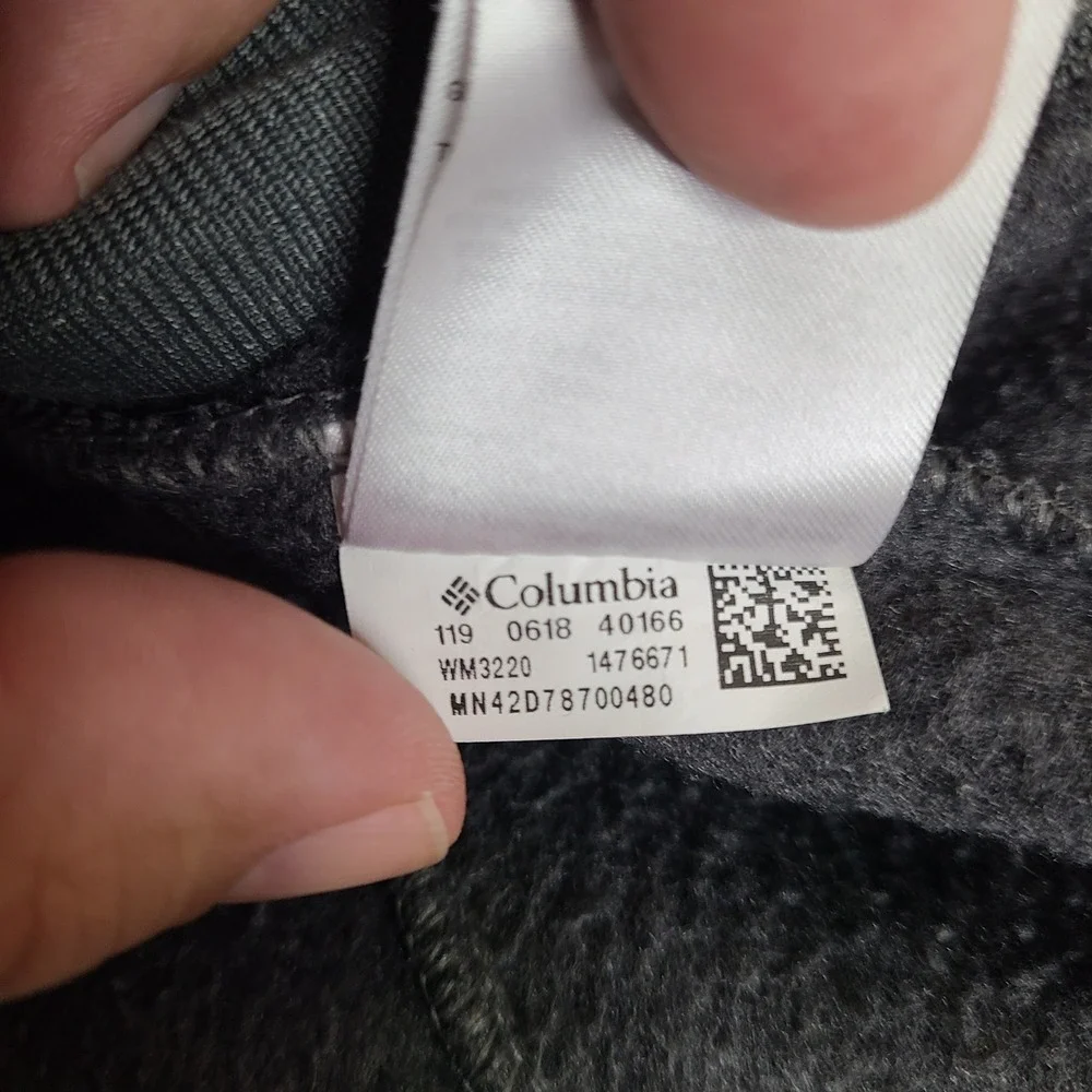 Columbia Steens Mountain Full Zip‎ Fleece Jacket Mens Medium Charcoal Gray